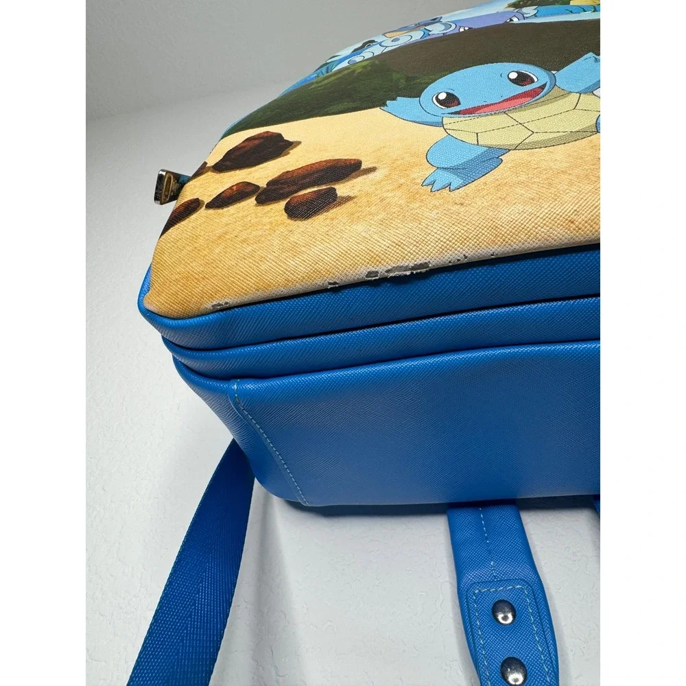 Loungefly Pokemon Squirtle Wartortle Blastoise Evolution Mini‎ Backpack Blue